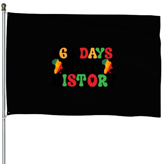 365 Days Black History House Flags