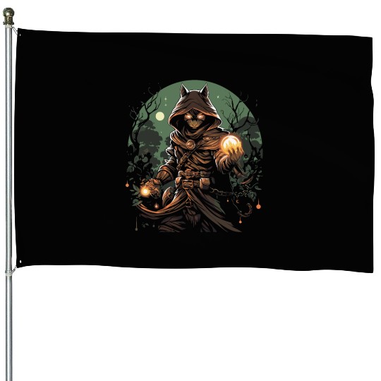 Larping Larp Larper Live Action Role Video Game House Flags