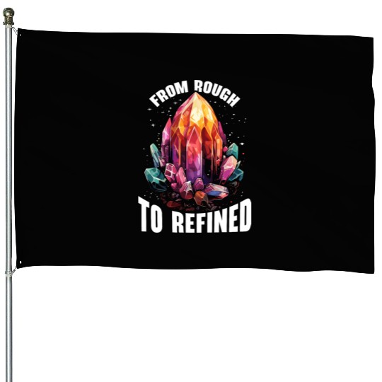 Lapidary Artist Gemstone Stone Collecting Stone House Flags