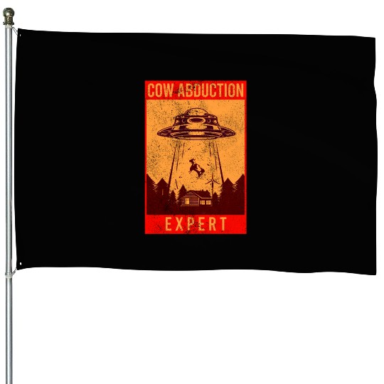 Alien, Aliens, UFO, UAP, Space Unknown Flight House Flags
