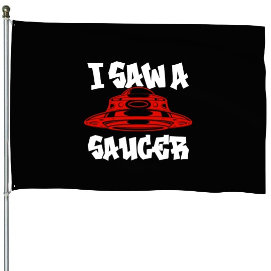 Alien, Aliens, UFO, UAP, Space Unknown Flight House Flags