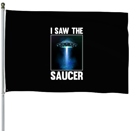 Alien, Aliens, UFO, UAP, Space Unknown Flight House Flags