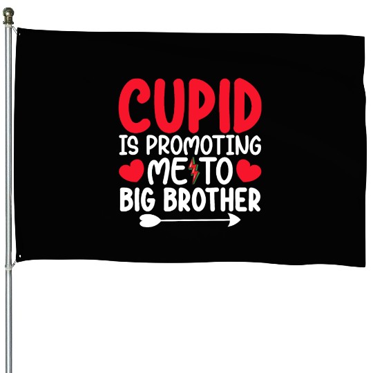 Cupid Is Promoting Me To Big Brother Valentines House Flags