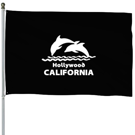 Hollywood California Dolphins Souvenirs Gifts House Flags