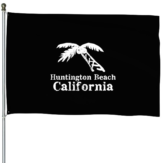 Huntington Beach California Palm Tree Souvenirs House Flags