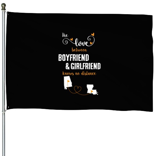 Love Between BF And GF Albm To Louisiana Gift House Flags