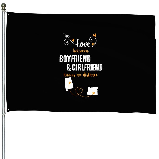 Love Between BF And GF Albm To Oregon Gift House Flags