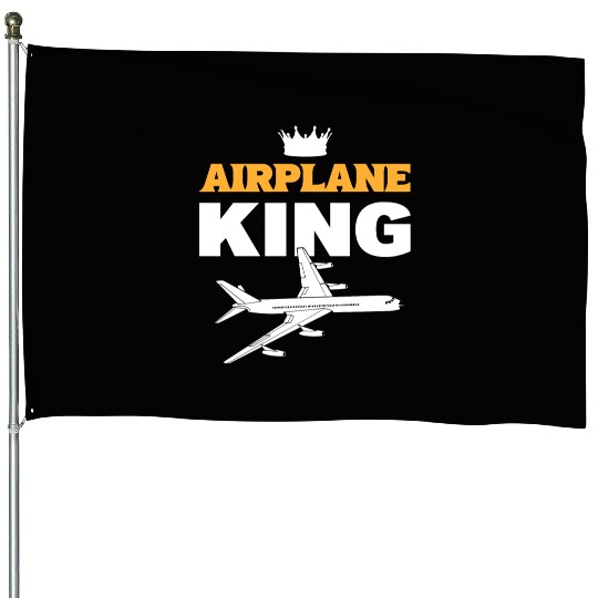 Airplane King Soldiers Or Armed Forces Gift House Flags