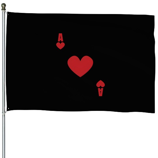 Ace Of He Poker Card Blackjack Texas Holdem Poker House Flags