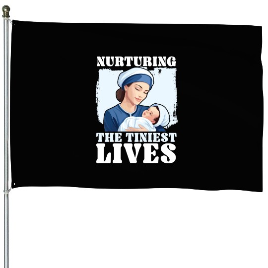 Registered Nurse Medical Medicine Neonatal Nurse House Flags