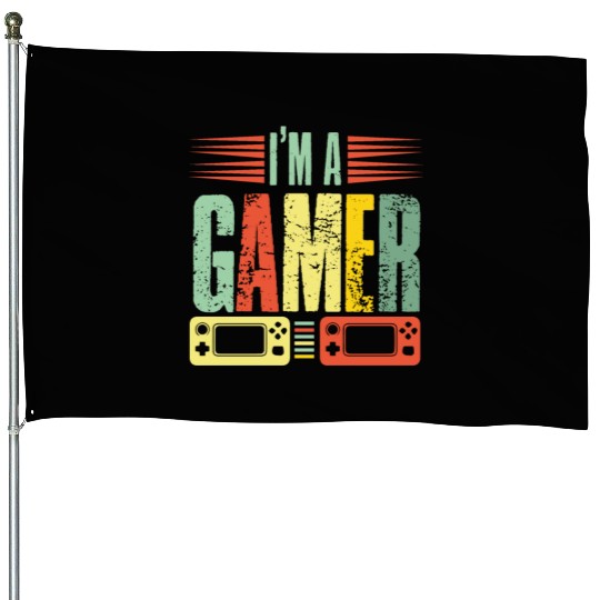 Im a gamer House Flags