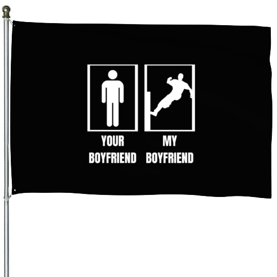 Parkour My Boyfriend Proud Girlfriend Funny House Flags