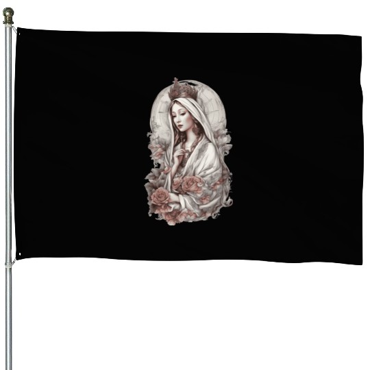 Blessed Virgin Mary House Flags