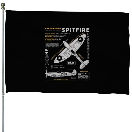 Supermarine Spitfire House Flags