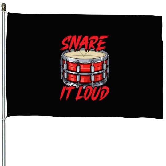Snare Drum Musical Instrument Musician Drummer House Flags