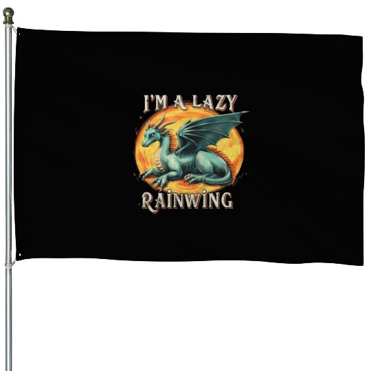 Chill Vibes Only: Lazy RainWing's Wings of Fire House Flags