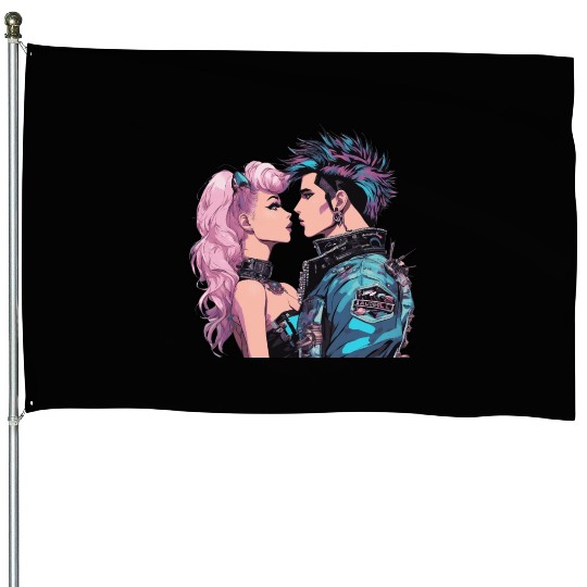 80s New Wave House Flags