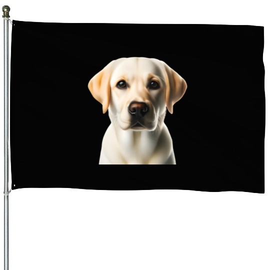Sweet labrador House Flags