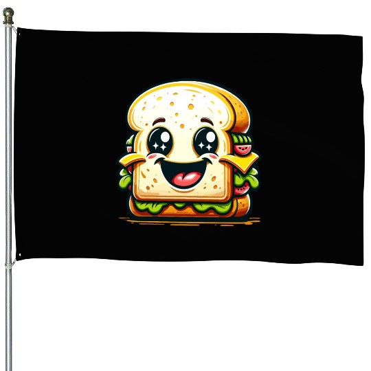 Laughing Sandwich – Lunchtime laughter House Flags