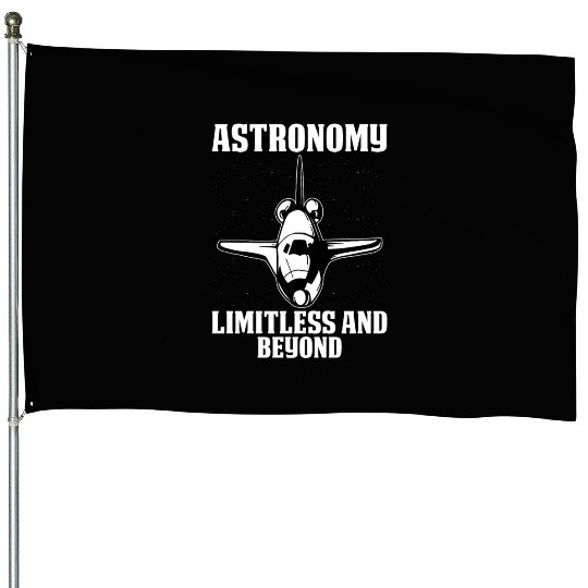 Astronomy, Limitless and Beyond Astronomy Science House Flags