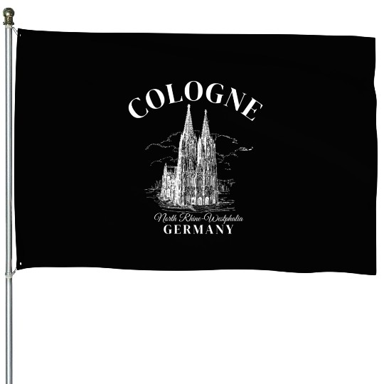 Cologne Germany retro House Flags