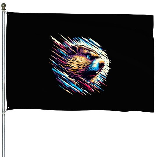 Groundhog Day 2024 Enthusiast February 2nd House Flags