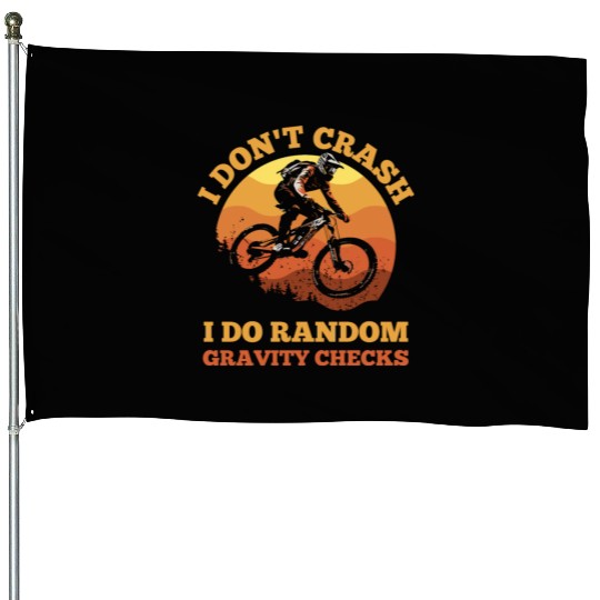 Daredevil Cyclist House Flags