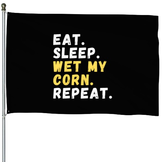 Maize Grower Home Gardening Cornfield House Flags