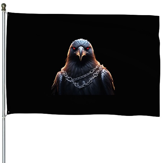 Eagle Caged Thunder: A Heavy Metal Eddie House Flags