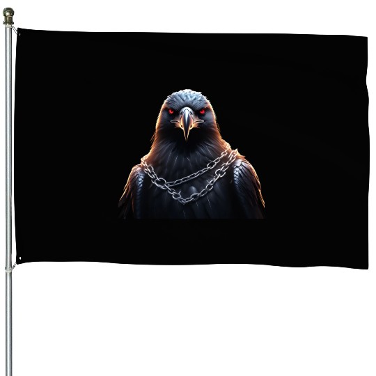 Eagle Caged Thunder: A Heavy Metal Eddie House Flags