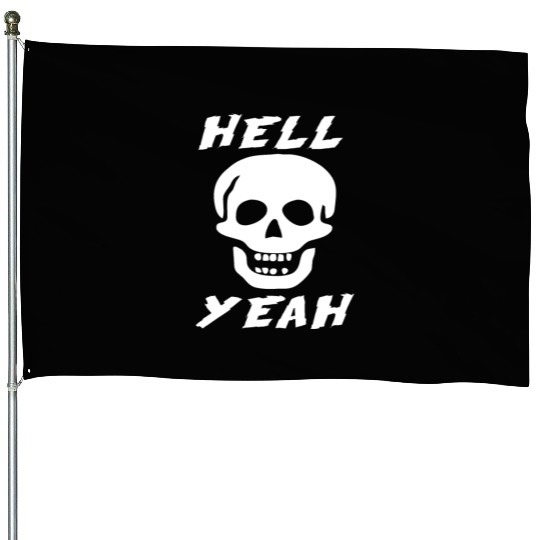 Stone Cold skull hell yeah House Flags