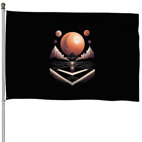 Eclipse Illusion House Flags