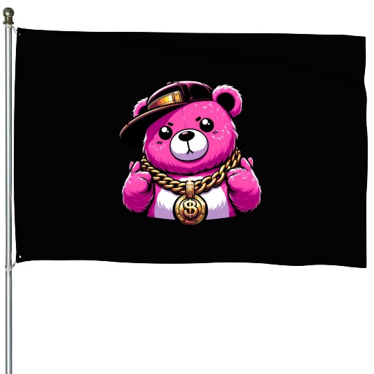 Hip-Hop Honeys: Bling Bear Edition House Flags