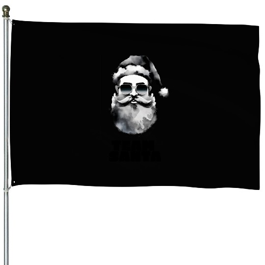 Team Santa House Flags