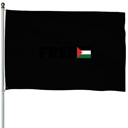Free Palestine House Flags