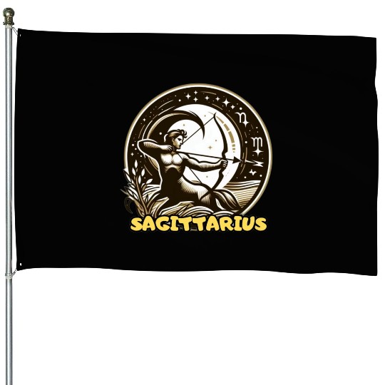 Sagittarius Horoscope House Flags