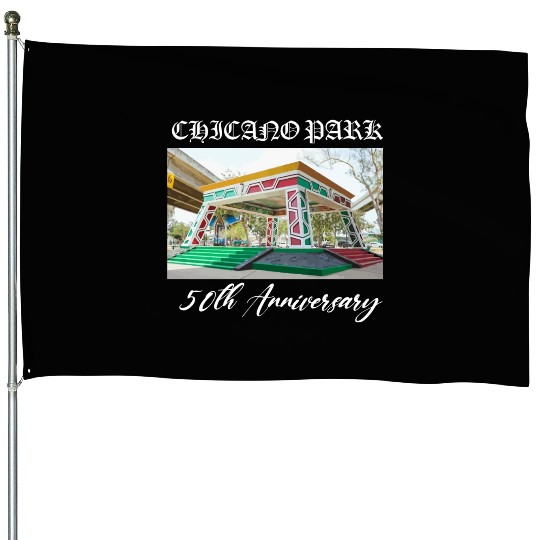 50th anniversary Chicano park House Flags