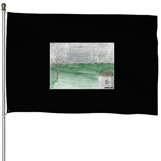 A Great Storm in the Hills and Fields House Flags