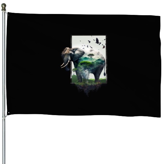Save elephants House Flags
