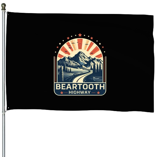 Beartooth Highway US 212 House Flags