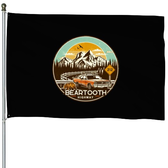 Beartooth Highway US 212 House Flags