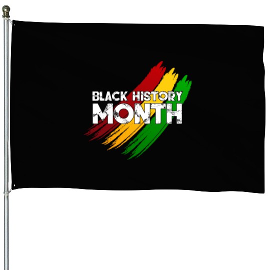 Black History Month, African American Leaders House Flags