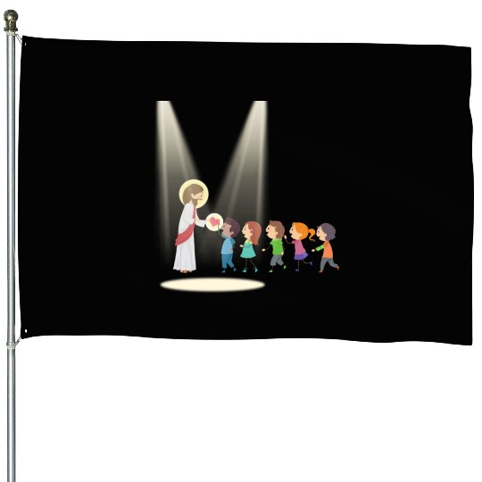 sacred heart of jesus House Flags