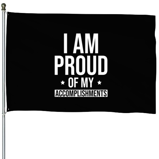 Positive Affirmations Inspirational Quote House Flags