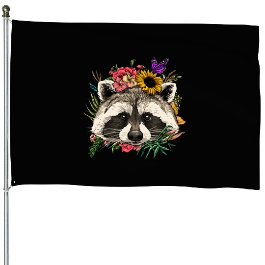 Floral Rac Spring Nature Rac House Flags