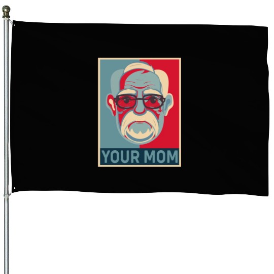 Funny Sigmund Freud Psychology Psychologist House Flags