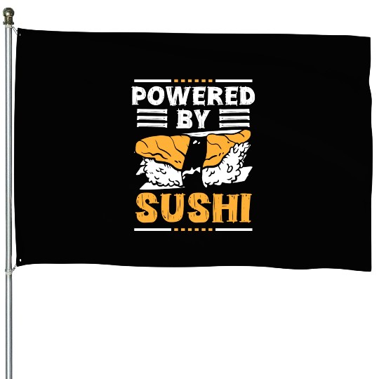 Japanese Roll Maki Cuisine House Flags