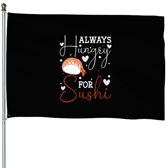 Japanese Fish Maki Cuisine House Flags