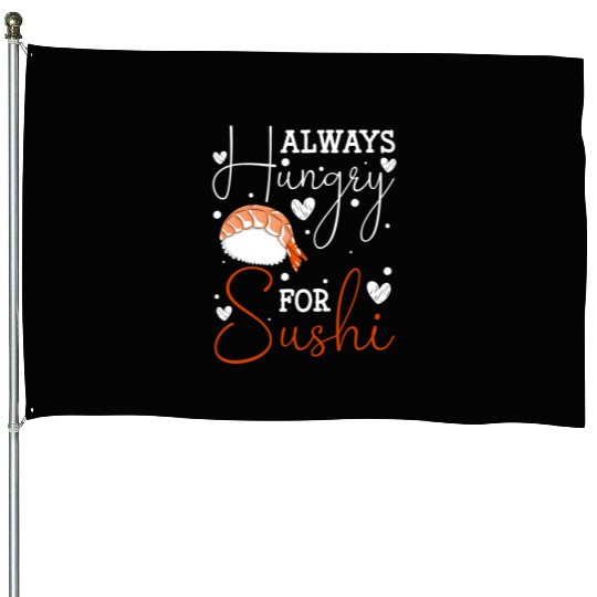 Japanese Fish Maki Cuisine House Flags