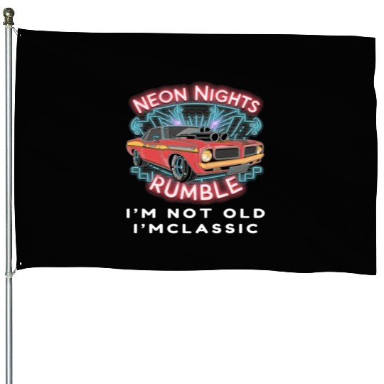 Statement of Classic Confidence Apparel- Hot Rod House Flags
